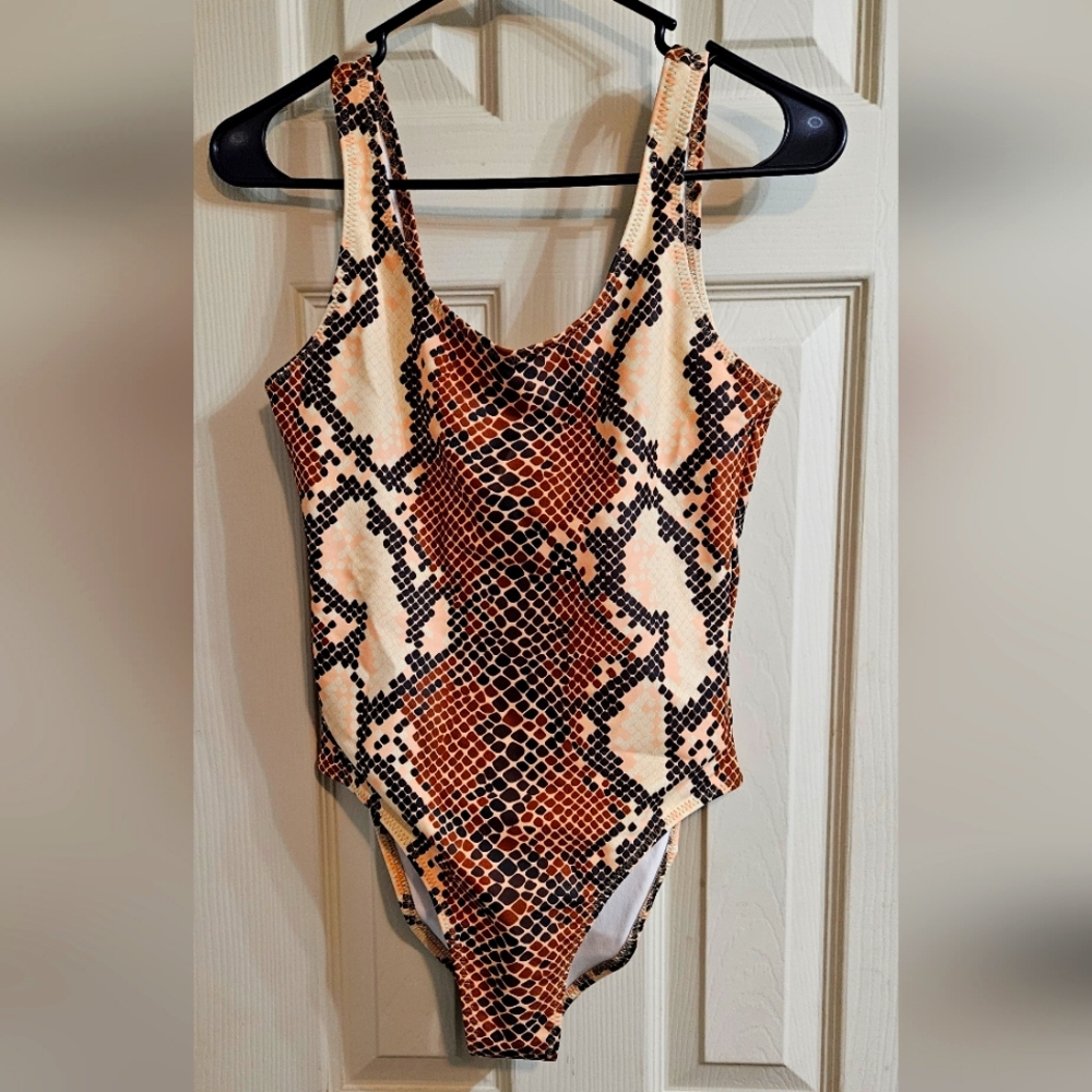 Shinesty One Piece Snakeskin Swimsuit